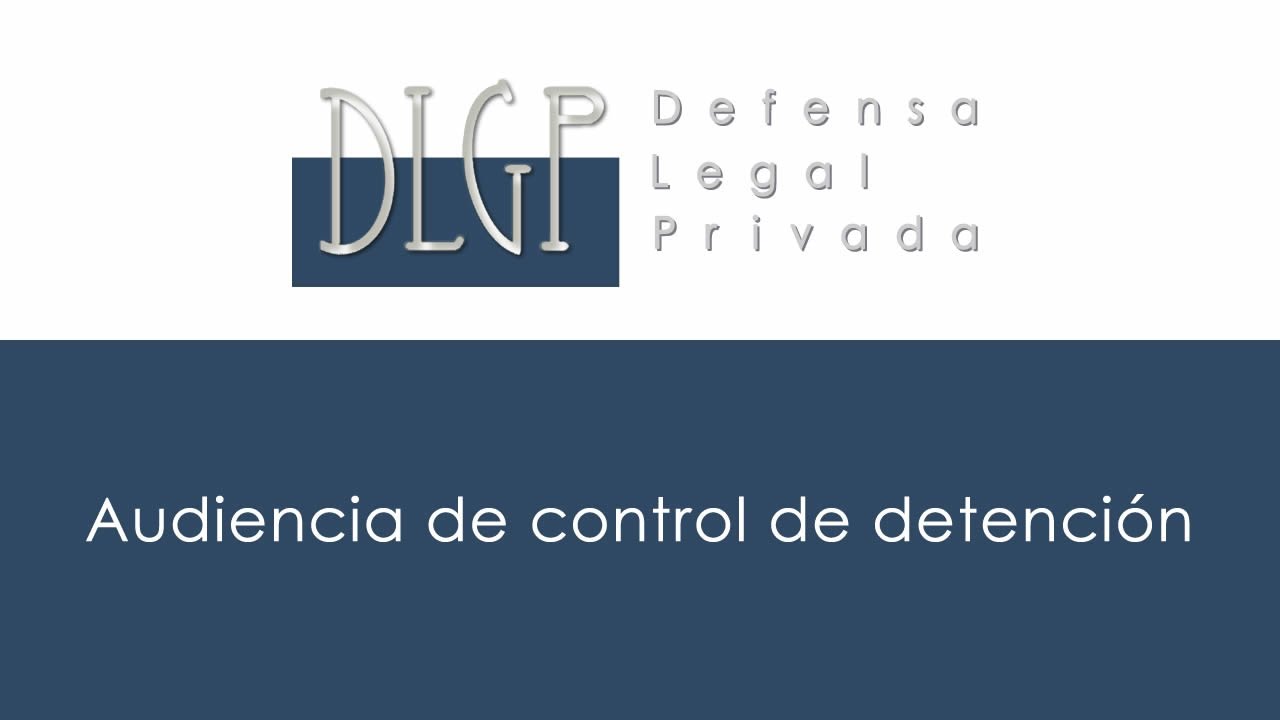 Introducción - Audiencia de control de detención