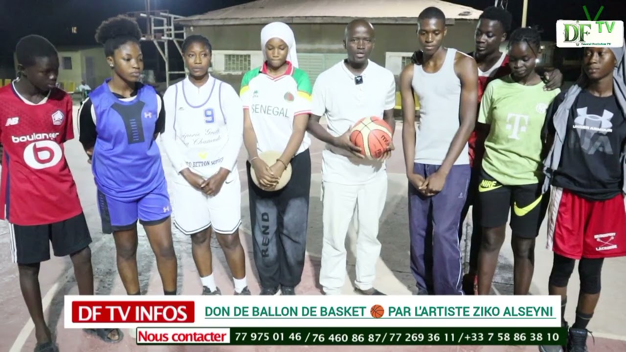 Ziko Alseyni soutient les jeunes de KBC avec un don de ballons de basket