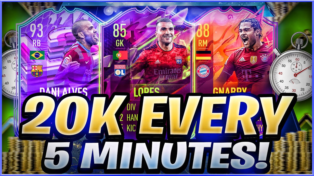 20K EVERY 5 MINS FIFA 22 BEST TRADING METHODS (FIFA 22 SNIPING FILTERS & FLIPPING)