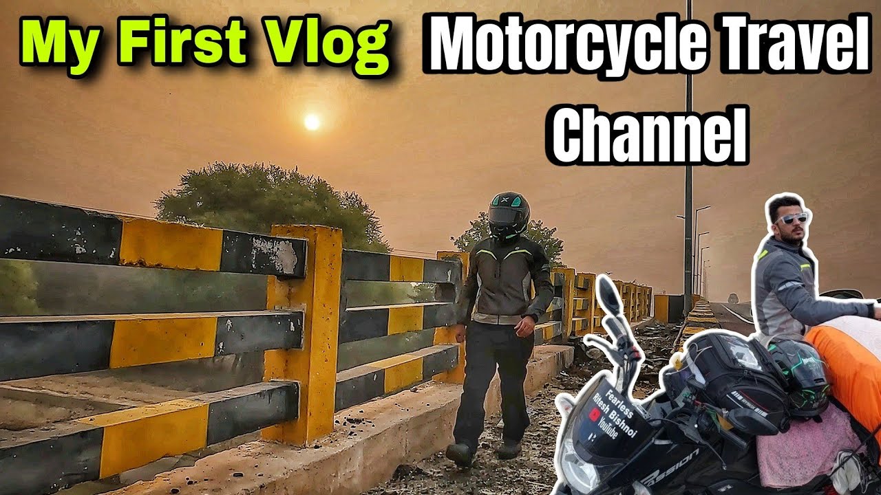 My First Vlog On My Motorcycle Travel Vlog Channel