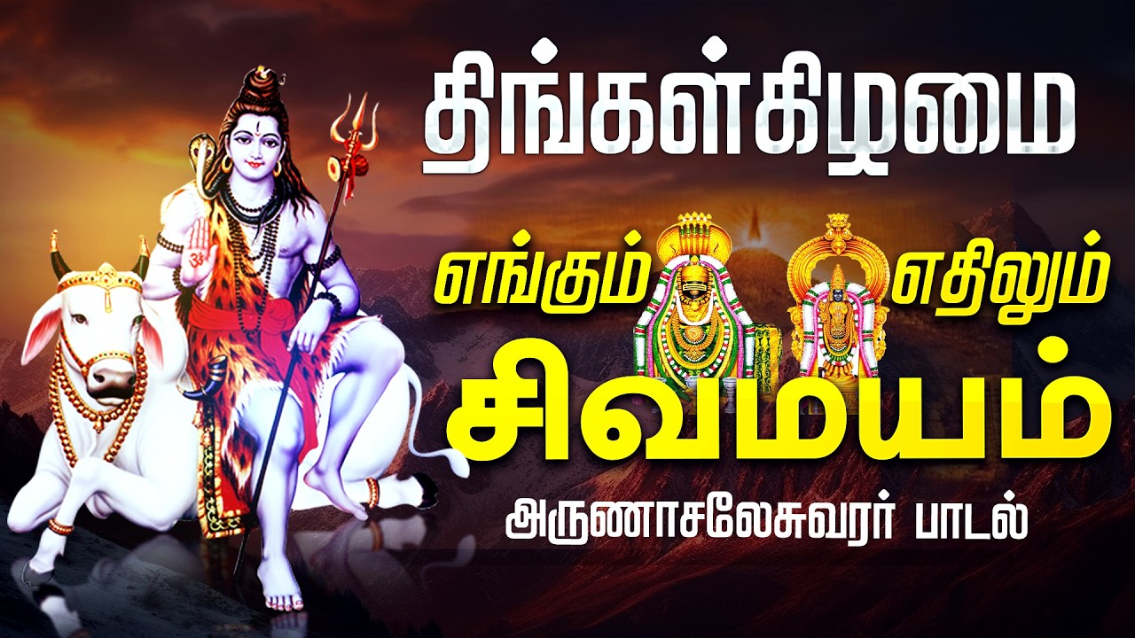 🔴 LIVE SONG திங்கட்கிழமை சிறப்பு பாடல் எங்கும் சிவமயம் எதிலும் சிவமயம் Engum Sivamayam Sivan Song