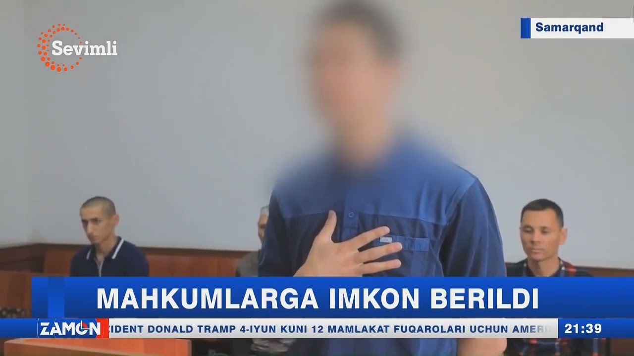 Mahkumlarga imkon berildi (Samarqand)