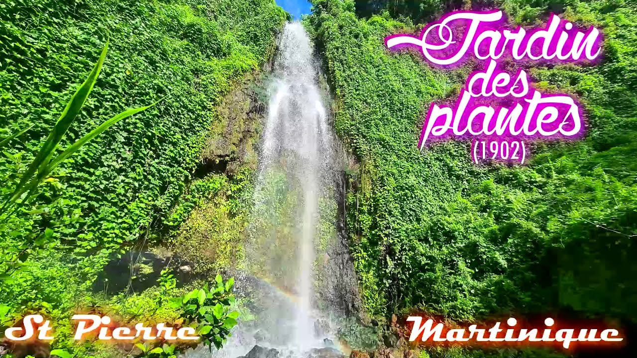 Cascade du Jardin des plantes - Saint Pierre - Martinique