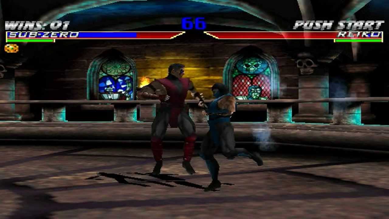 Mortal Kombat Gold DREAMCAST 720P HD Playthrough with SUB-ZERO