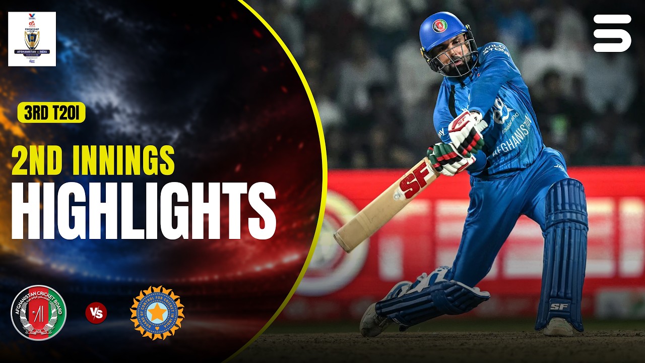 2nd Innings Highlights | Afghanistan vs India | Match 3 | T20I Series 2026 | ACB | M9N1J