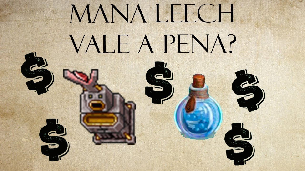 Matemática Tibiana - Mana Leech vale a pena ?  (Parte 2)
