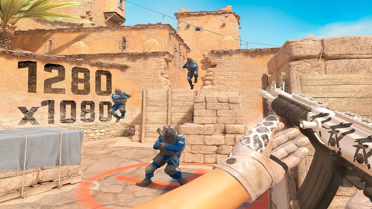 This is what CS 2 looks like in 1280x1080... STRETCHED RESOLUTION with GREAT QUALITY and FLUIDITY.