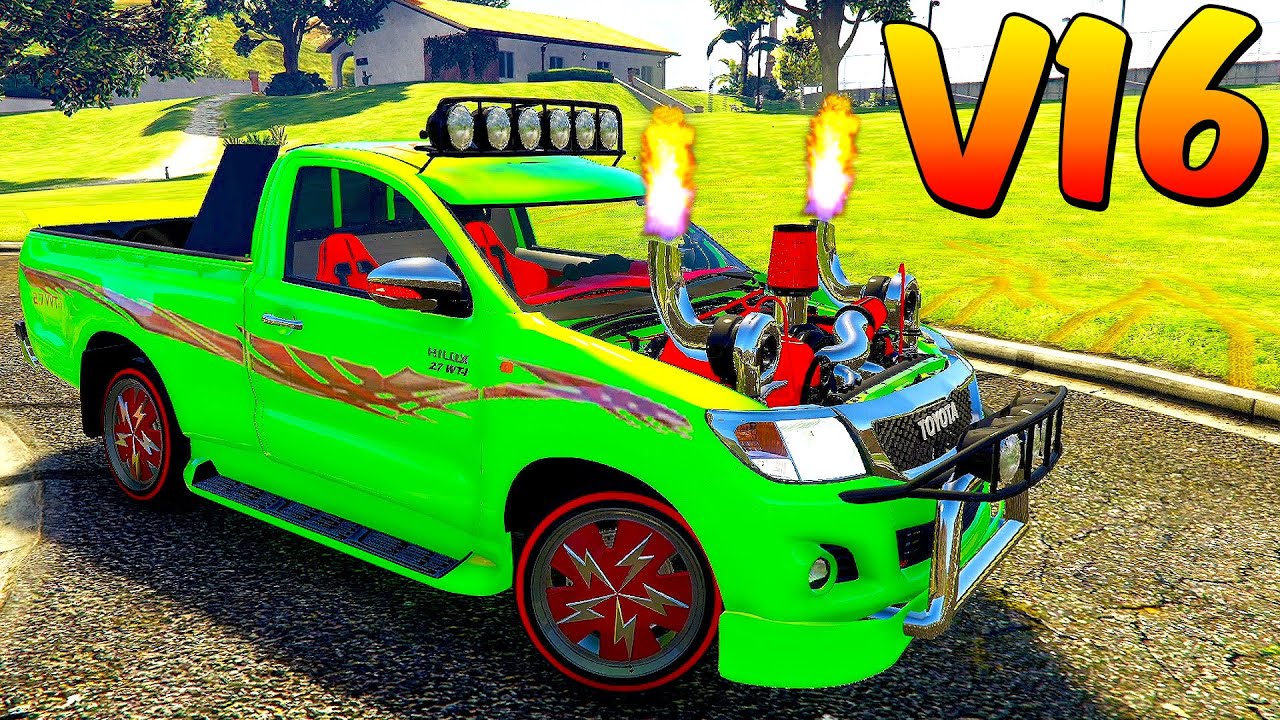 Arrancones En Mi Nueva Camioneta Con Motor V16 Gta Rp