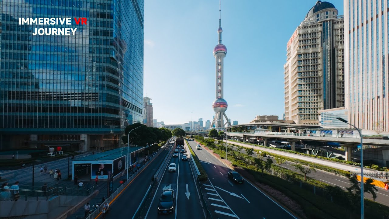 Step Into China’s Shanghai | Stunning Lujiazui Skyline in 8K VR180