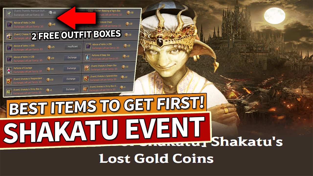 Shakatu Event Best Items To Pick Up First Guide in Black Desert
