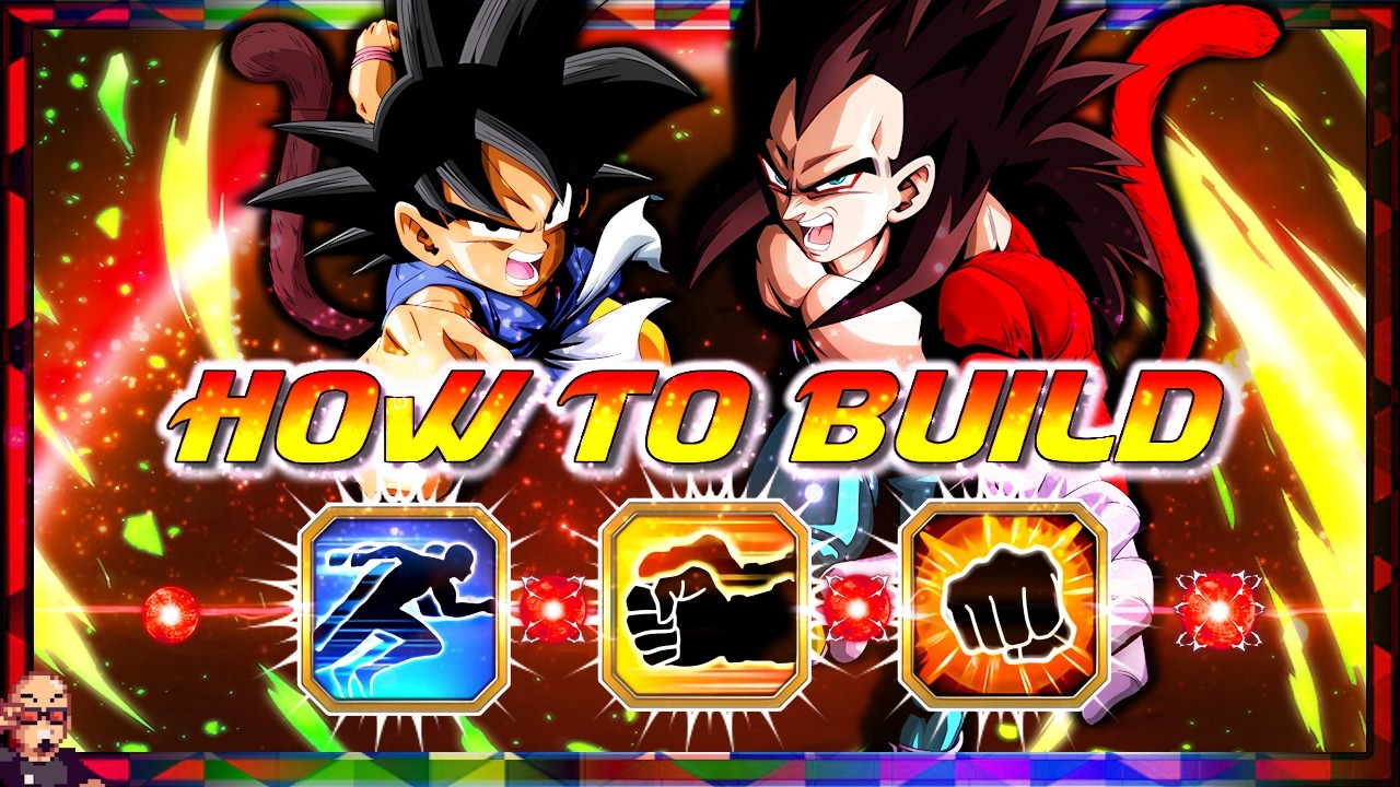 HOW TO BUILD! EZA STR Goku (GT) & Ssj4 Vegeta GT Duo Hidden Potential Guide DBZ: Dokkan Battle
