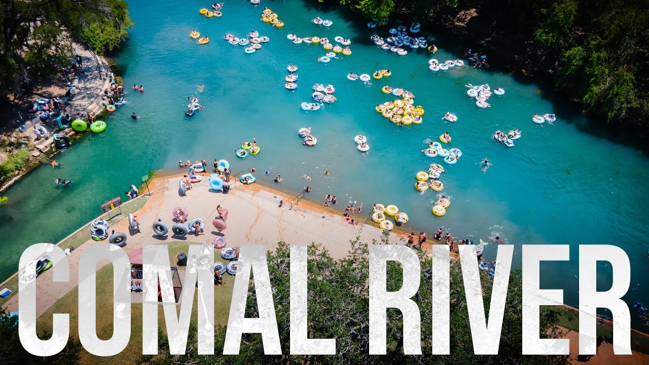 Comal River, New Braunfels 4K Drone (Landa Falls to Tube Chute) #Comal
