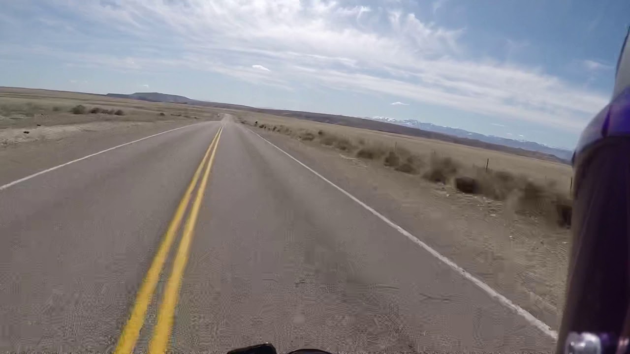 Motorcycle Tire Blowout in Turn