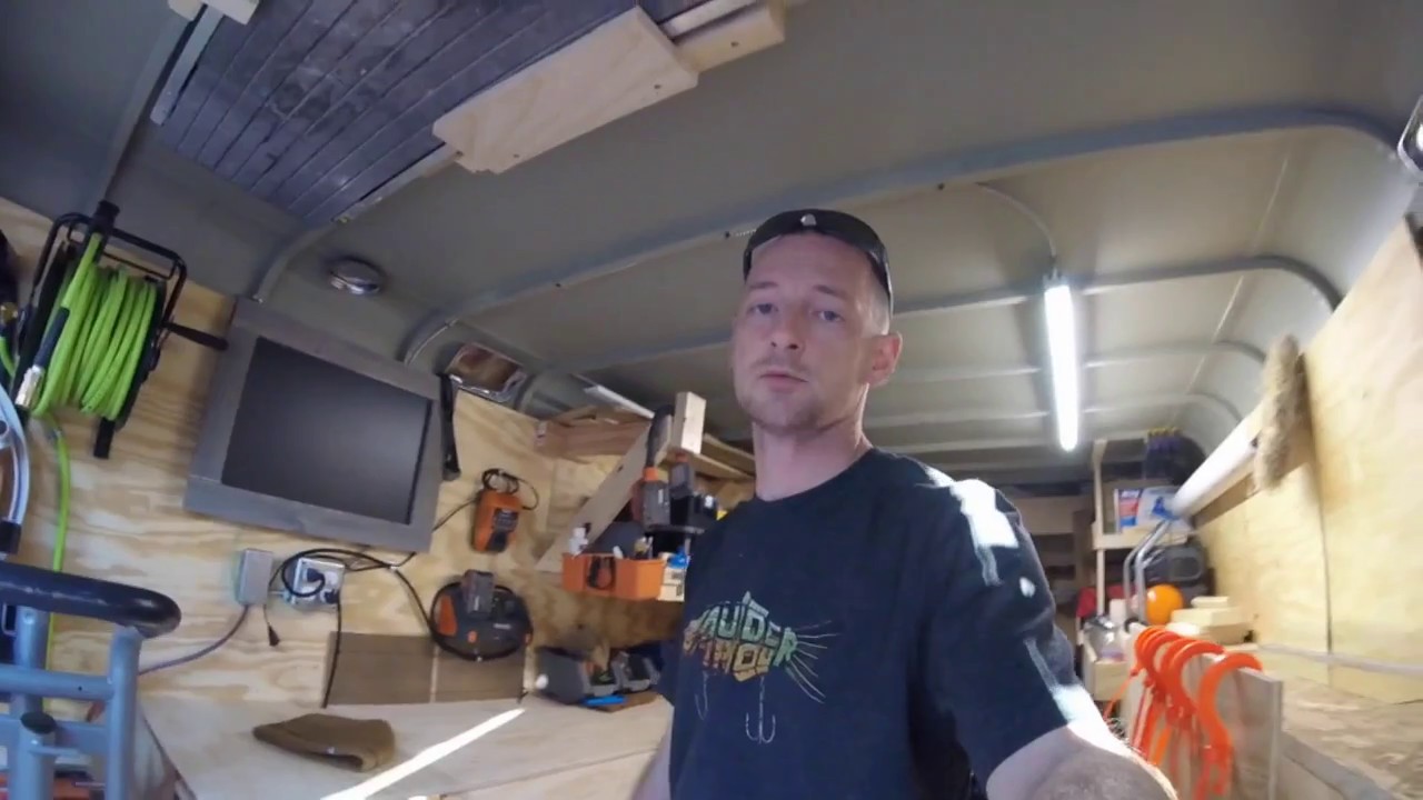 Enclosed tool trailer tour- Walk through