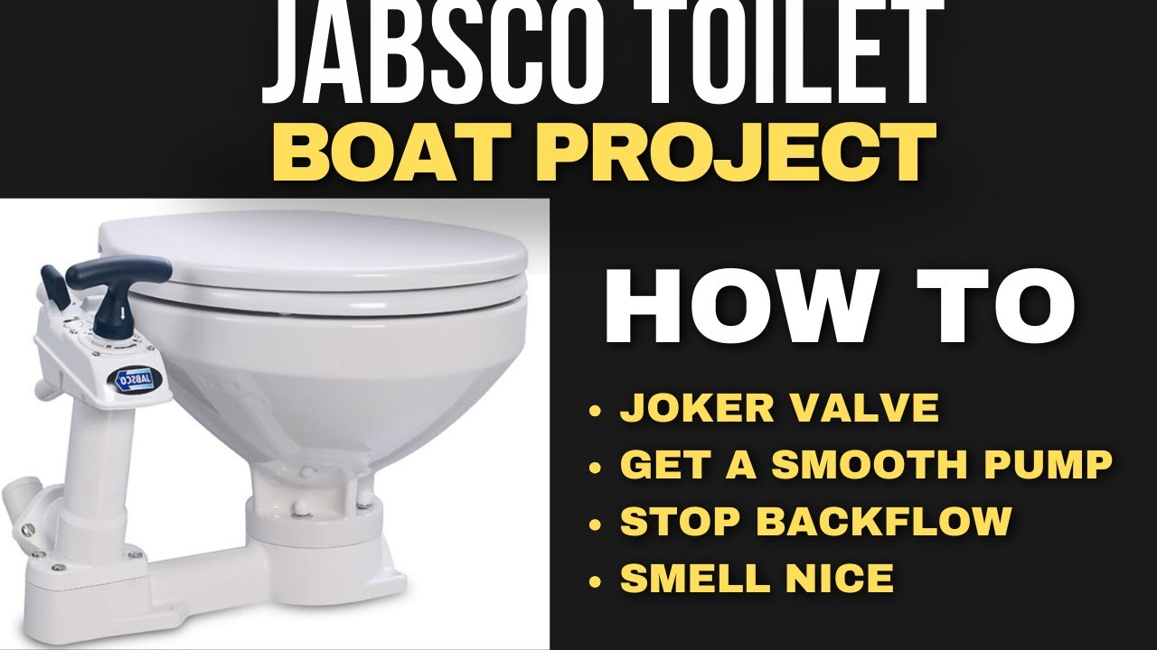 Замена клапана Joker в ручном морском туалете Jabsco