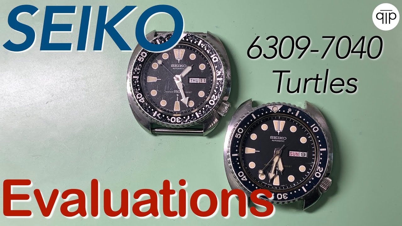 For D.M. -- Seiko 6309-7040 Turtle Evaluations