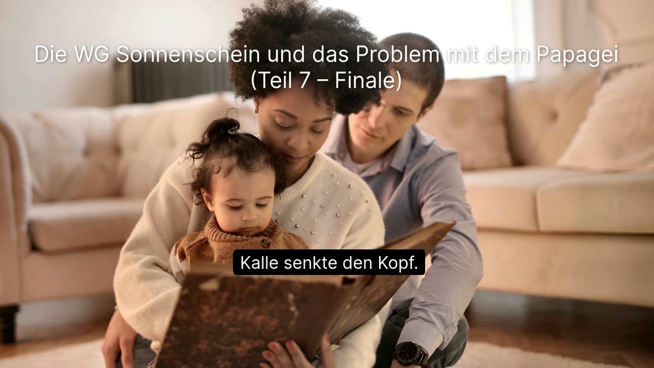 Learn German with Story | Die WG Sonnenschein und das Problem mit dem Papagei (Teil 7 – Finale)