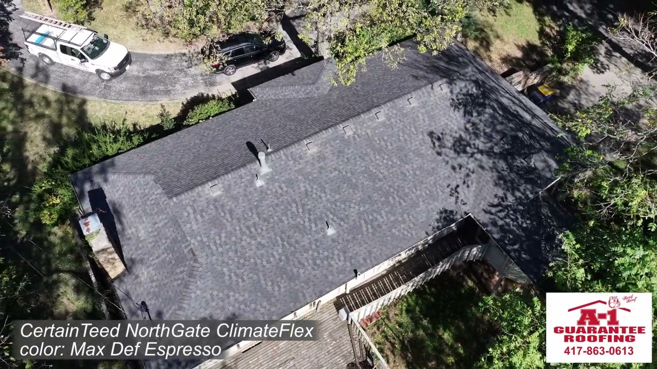 CertainTeed NorthGate ClimateFlex - Max Def Espresso vid 1