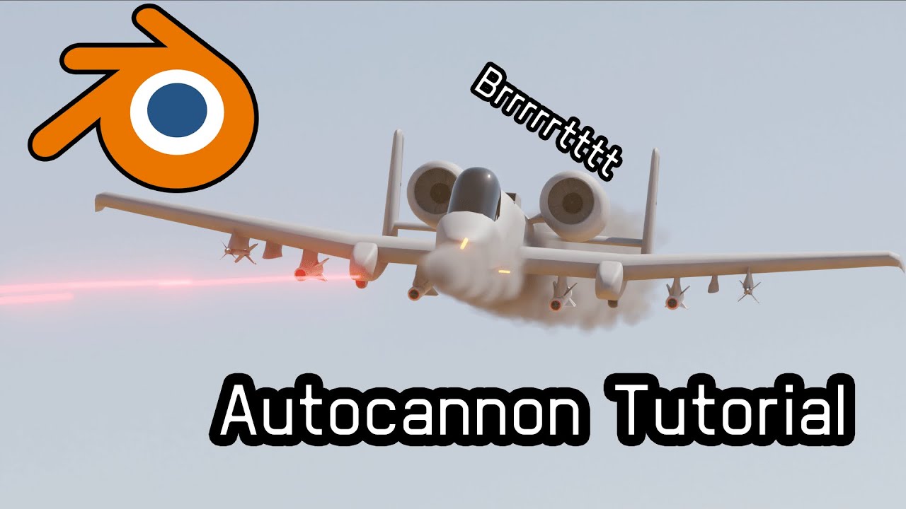 Autocannons/Machine Gun in Blender (Blender Particle System Tutorial)