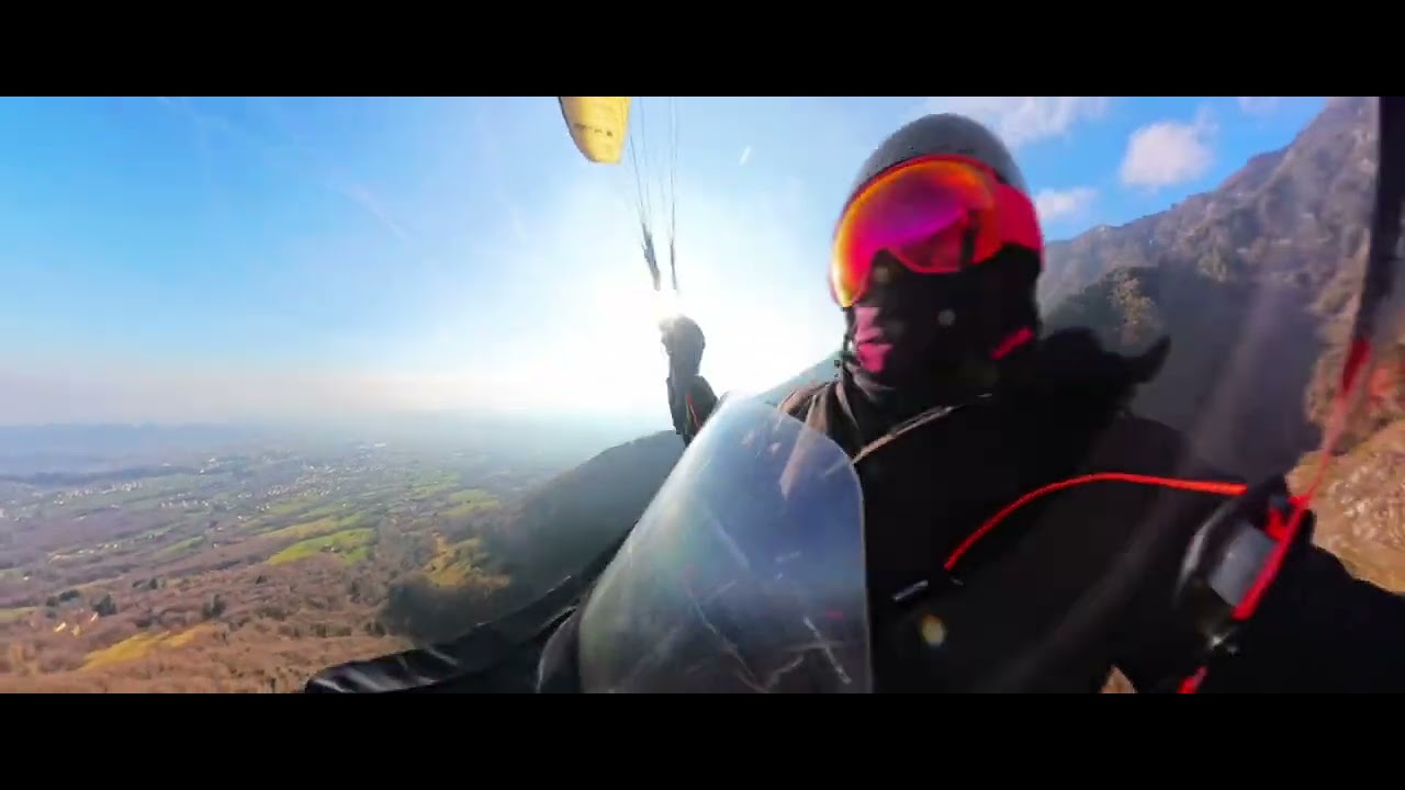 01.01.2026 Paragliding Timelapse Bassano 3 hours in 20 minutes