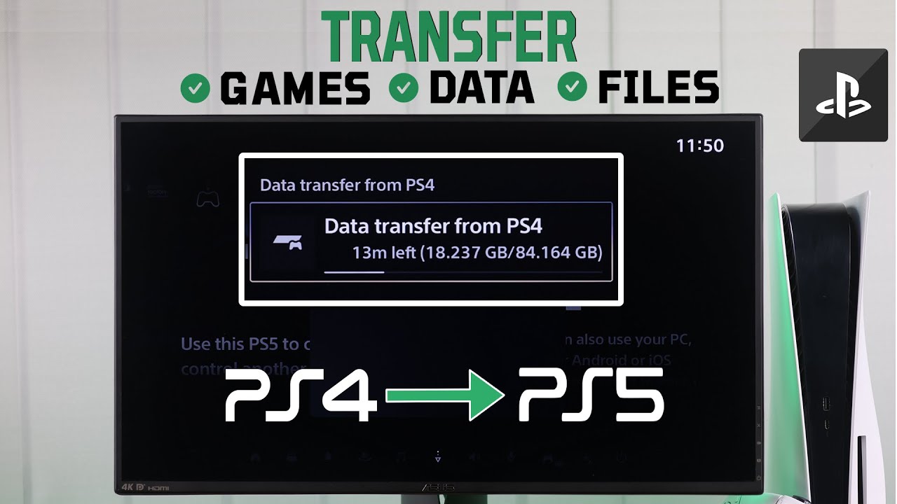 Как перенести игры с PS4 на PS5! [Все данные]