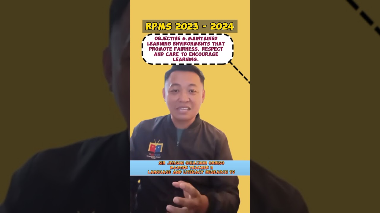 Objective 6 for SY 2023 - 2024