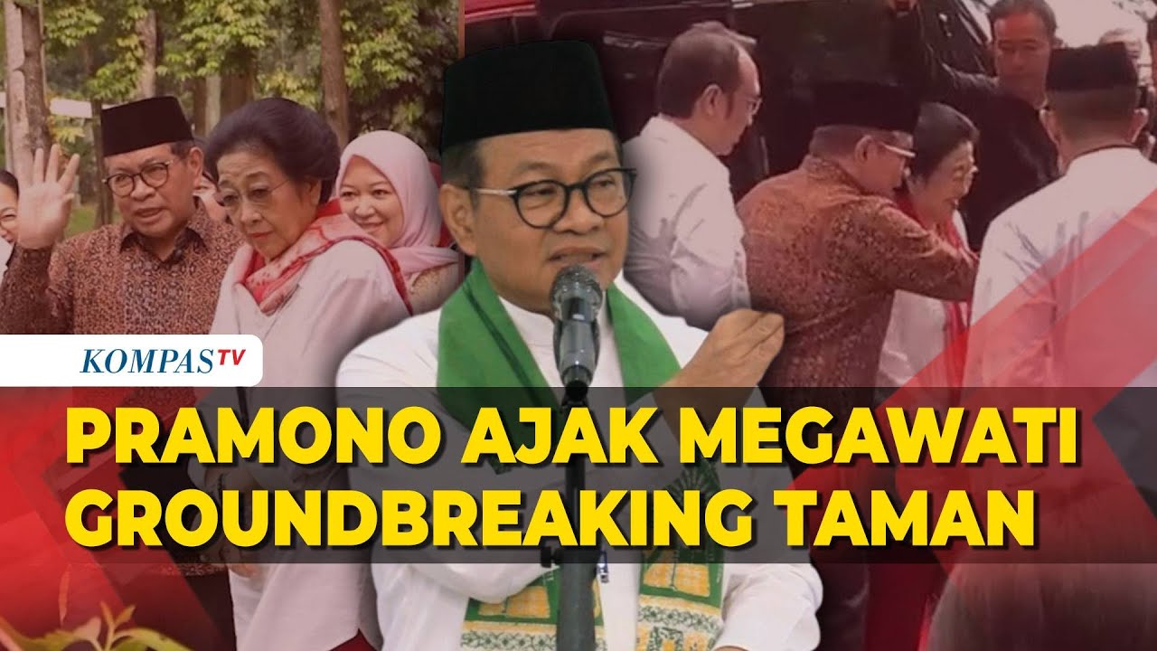 Momen Pramono Ajak Megawati Groundbreaking Taman Bendera Pusaka di Jakarta Selatan