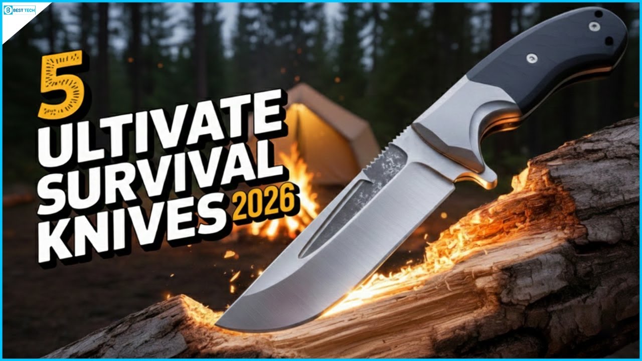 10 Best Survival Knives on Amazon (2026 Edition) : UNSTOPPABLE!🛡️