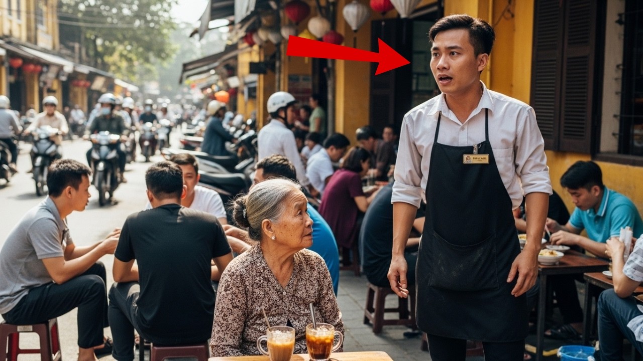 Bồi bàn tốt bụng giúp bà lão suốt nhiều năm — Sự thật thân phận khiến quán cà phê lặng im.