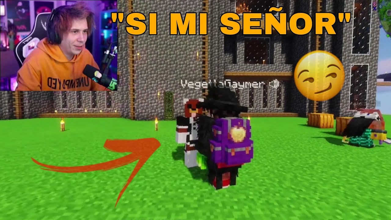 Vegetta reacciona a Rubius con disfraz 😏 | Karmaland 5