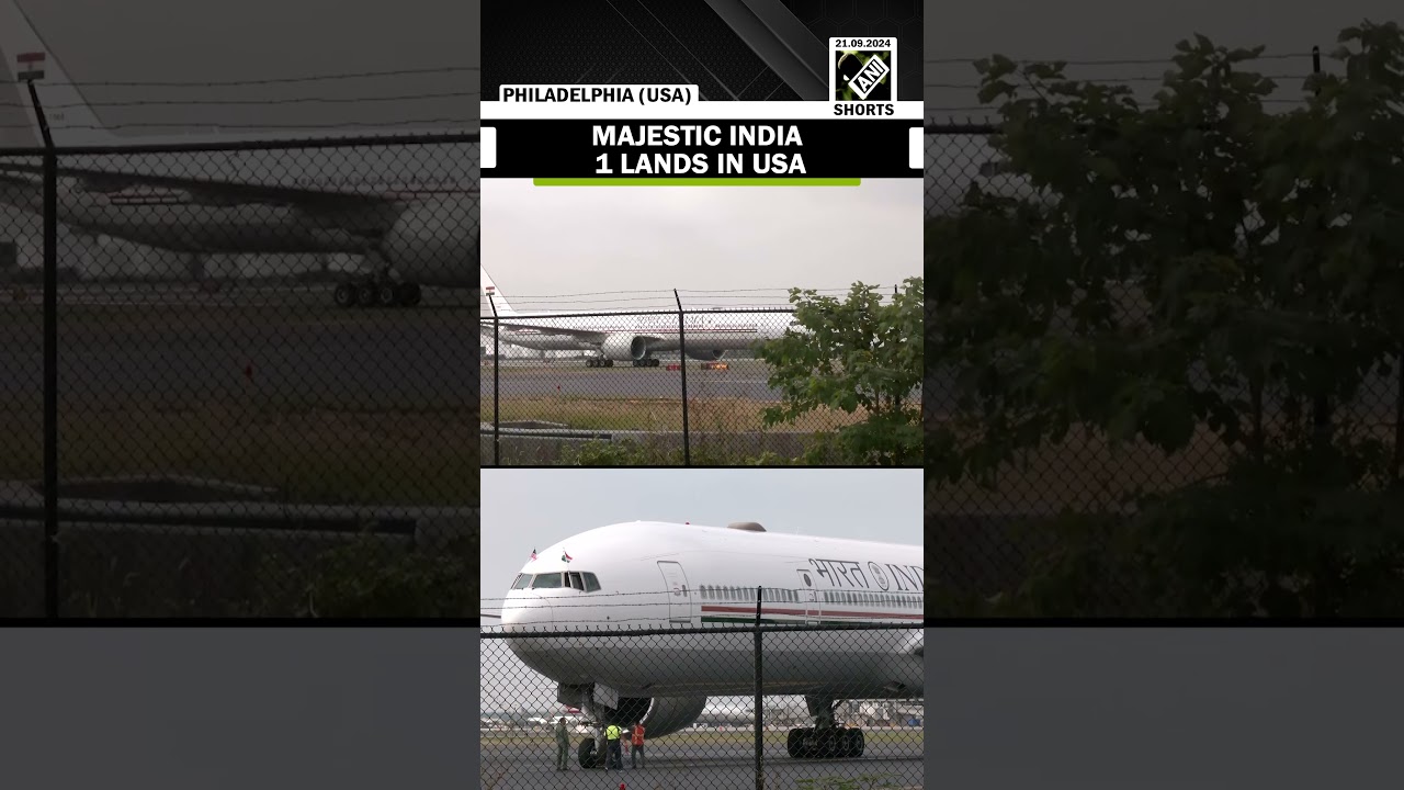 Majestic India 1 lands in Philadelphia as PM Modi begins three day US visit