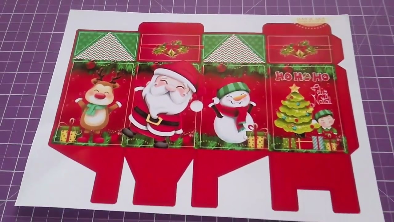 Ho Ho Ho papai Noel chegou 😃caixa milk para o natal #personalizados #lembrancinhas #natal #fimdeano 
