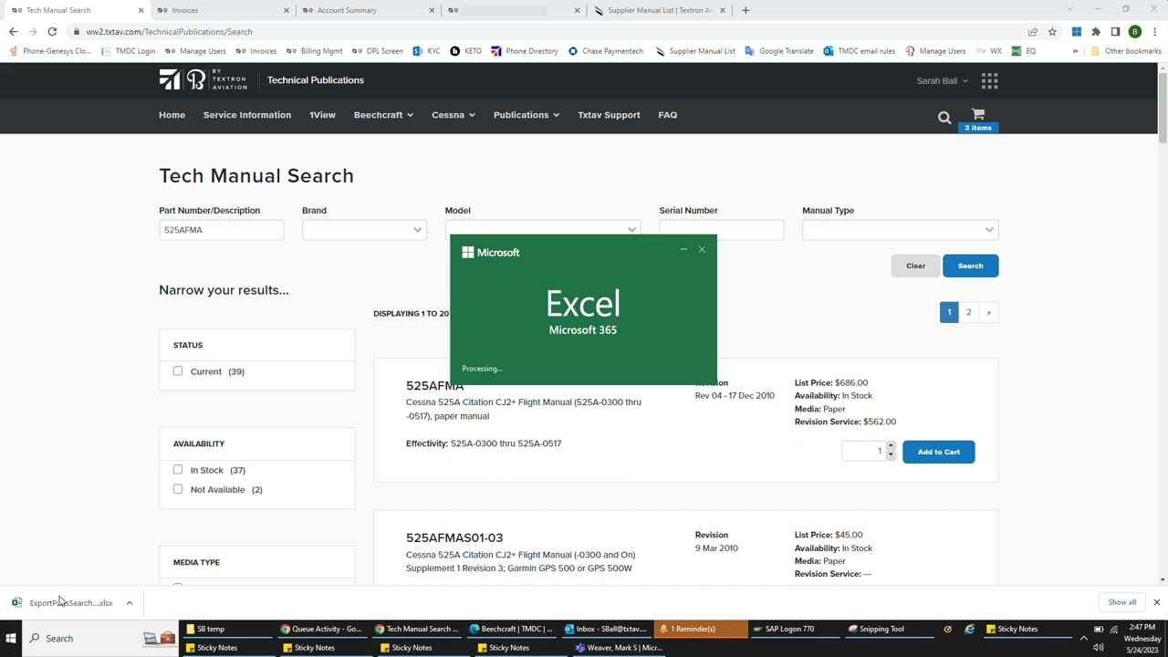 Technical Manual Search