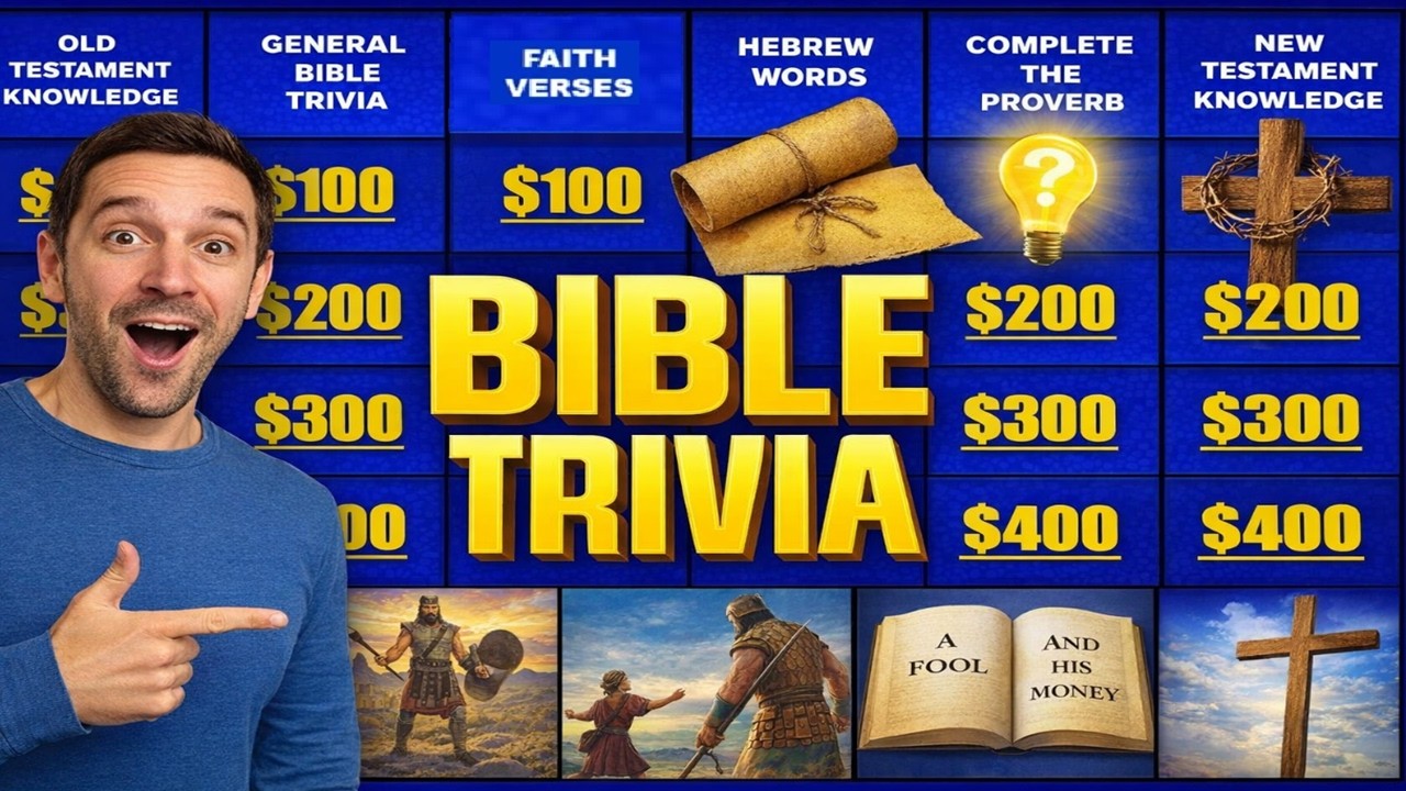 Biblical Jeopardy - Bible Trivia - Full Game #6