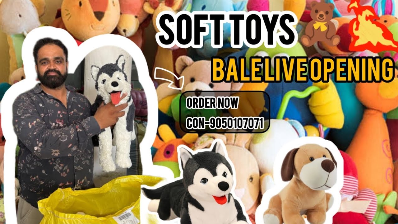 Soft toys 🧸 | Bale Live opening 🔥| Order now con-9050107071