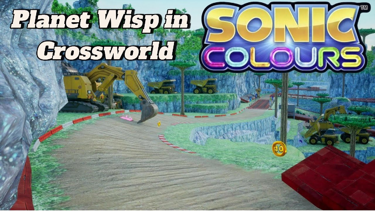 Planet Wisp in Sonic racing Crossworld (Costume Stage Mod)