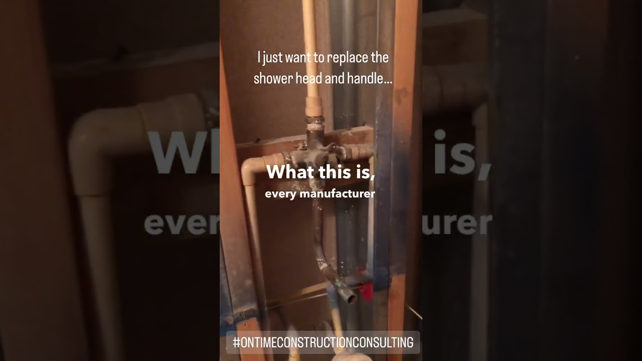 Can I Change My Shower Fixtures? - Winter Garden Remodel Update 3   #plumbing  #remodel #renovation