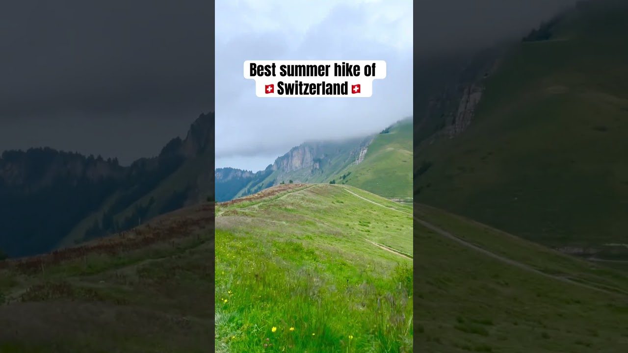 Best Swiss🇨🇭 hike in summer #swissalps #mountains #swisslandscape #nature #hike