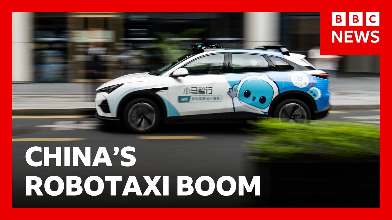 Can China repeat its EV success with robotaxis? | BBC News