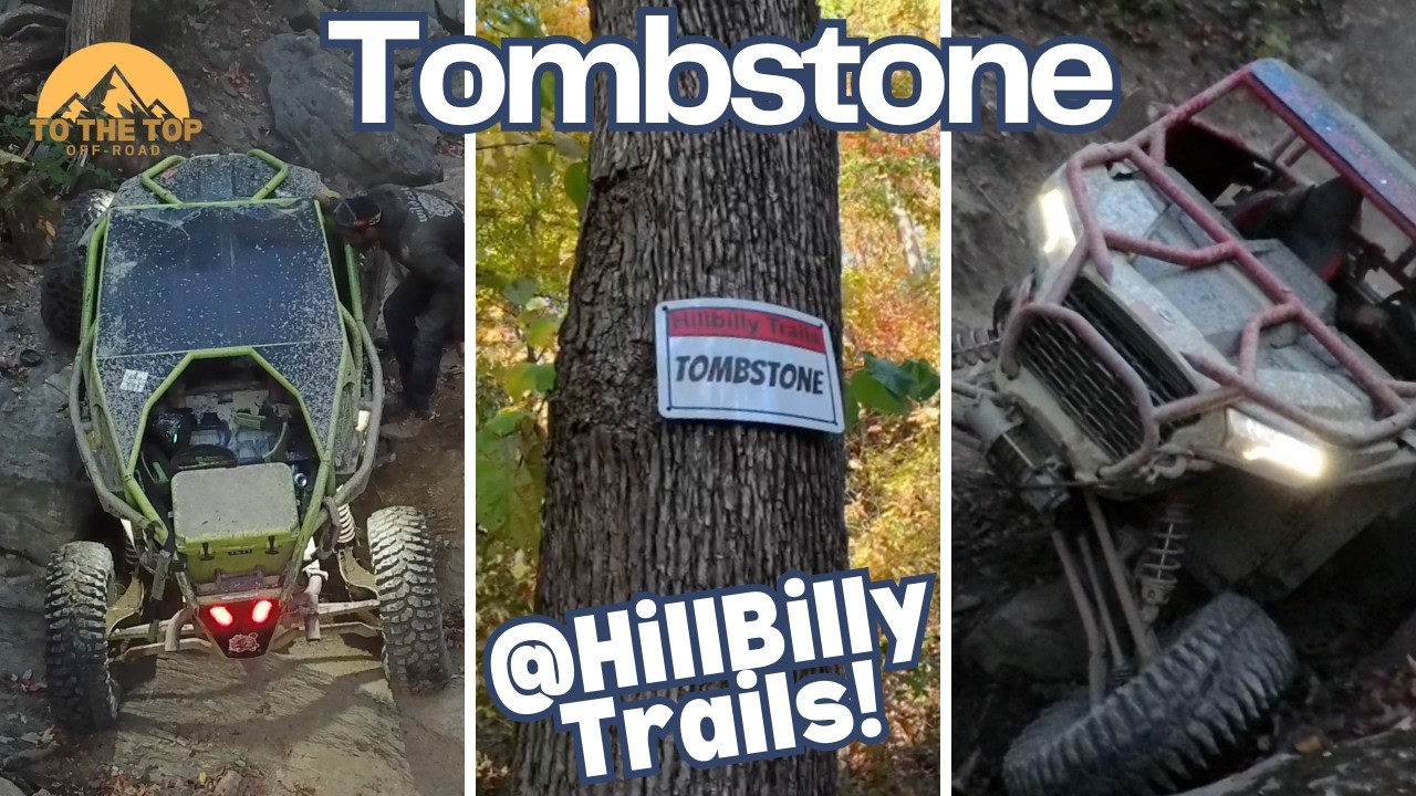 Надгробный камень на трассе Hillbilly Trails! Возвращение на трассу на квадроцикле RZR?