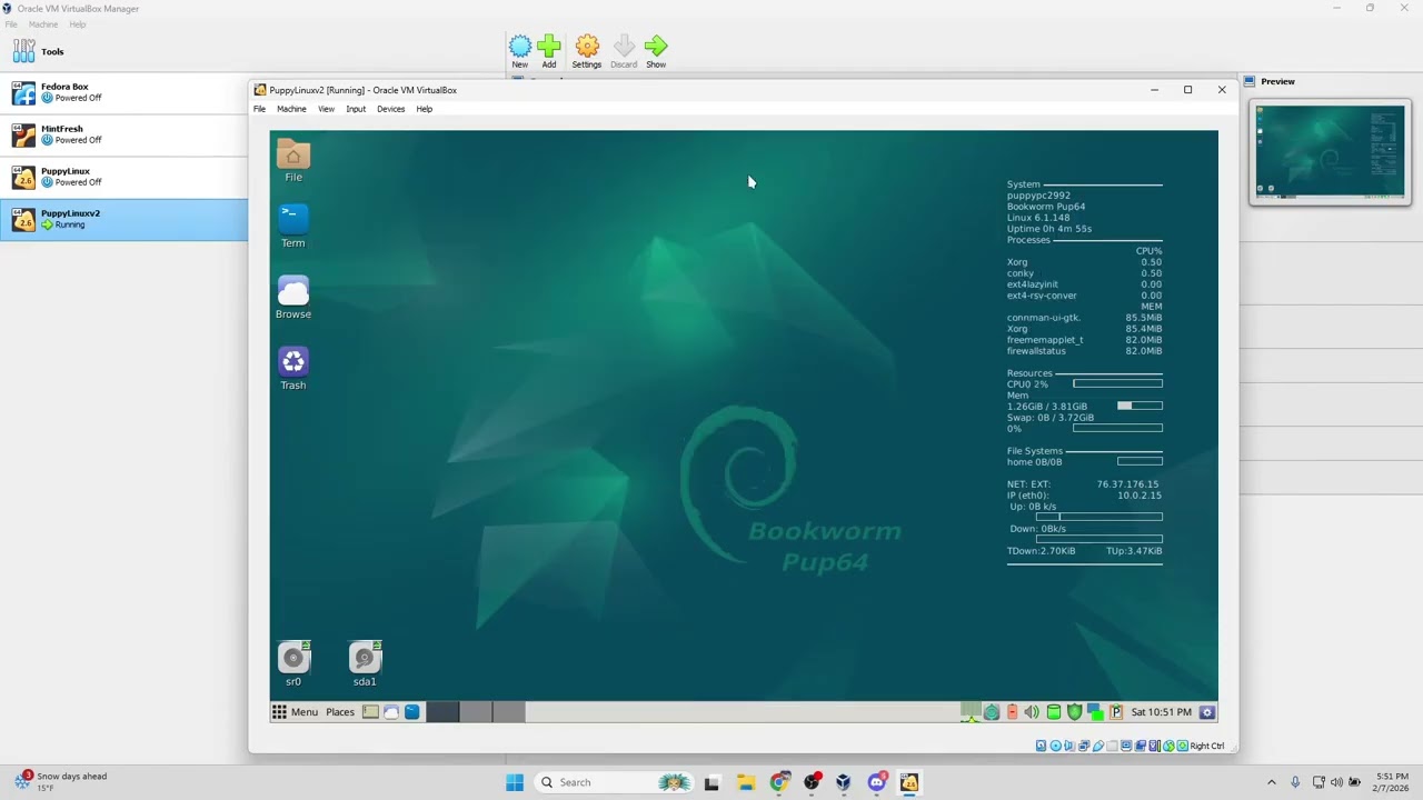 Creating and using Snapshots in Proxmox