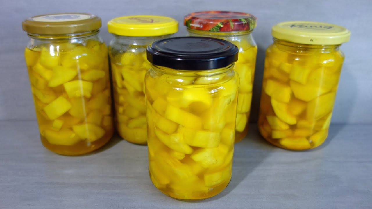 Cukinia ala ananas w słoikach. Domowe babcine przetwory na zimę