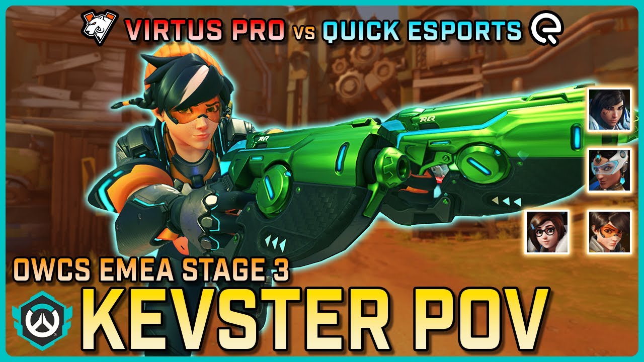 [ Kevster ] Kev on Tracer is CINEMA | Virtus Pro vs Quick Esports | OWCS EMEA Stage 3