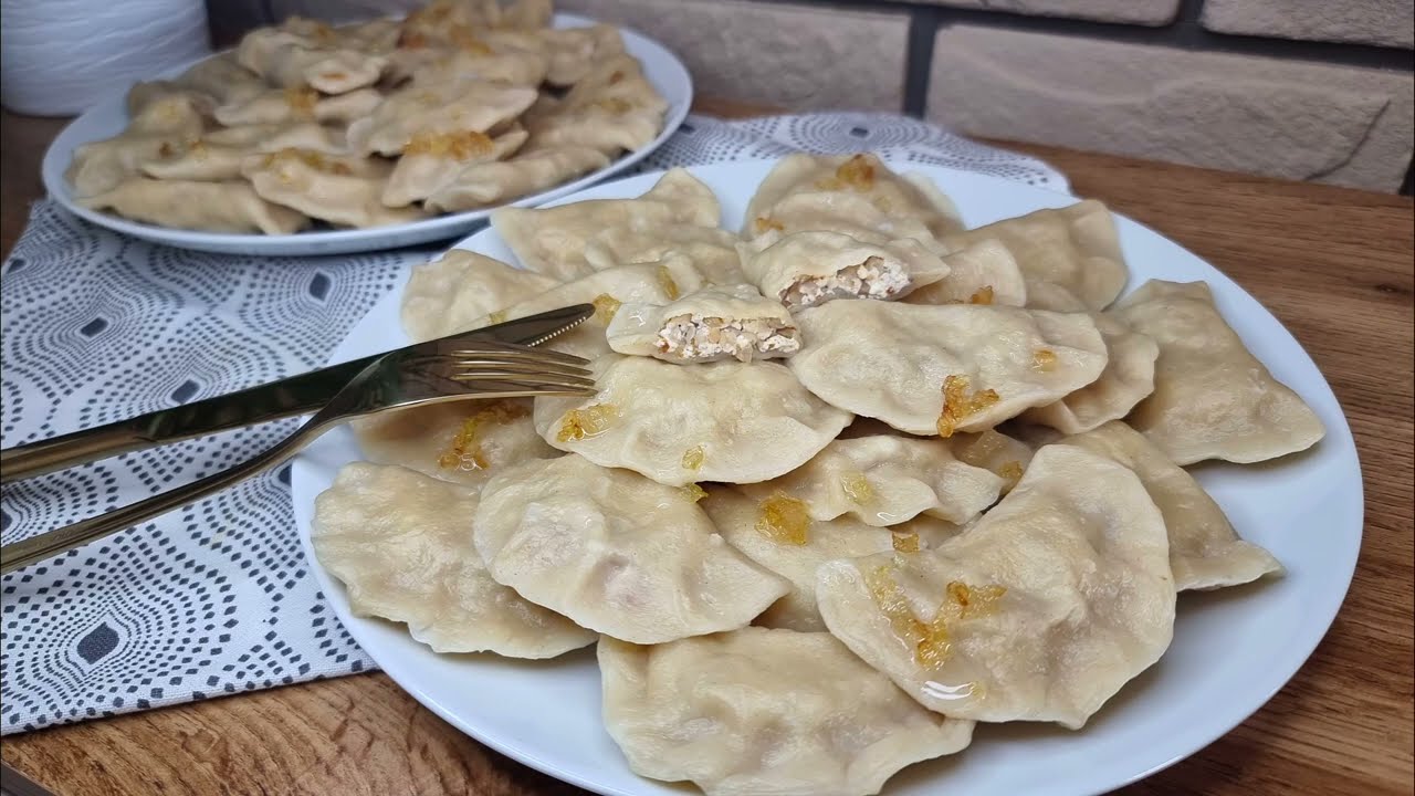 Pierogi z kaszą gryczaną i twarogiem