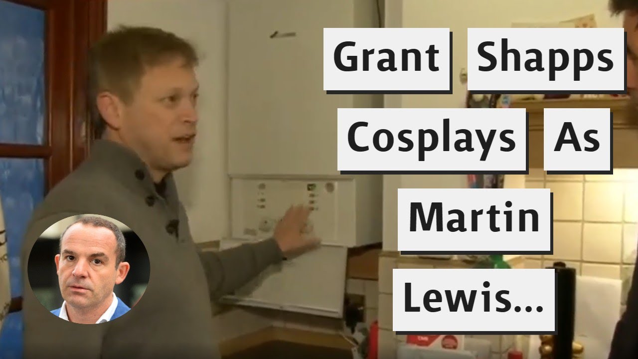 Grant Shapps Cosplays As Money Saving Expert Martin Lewis!