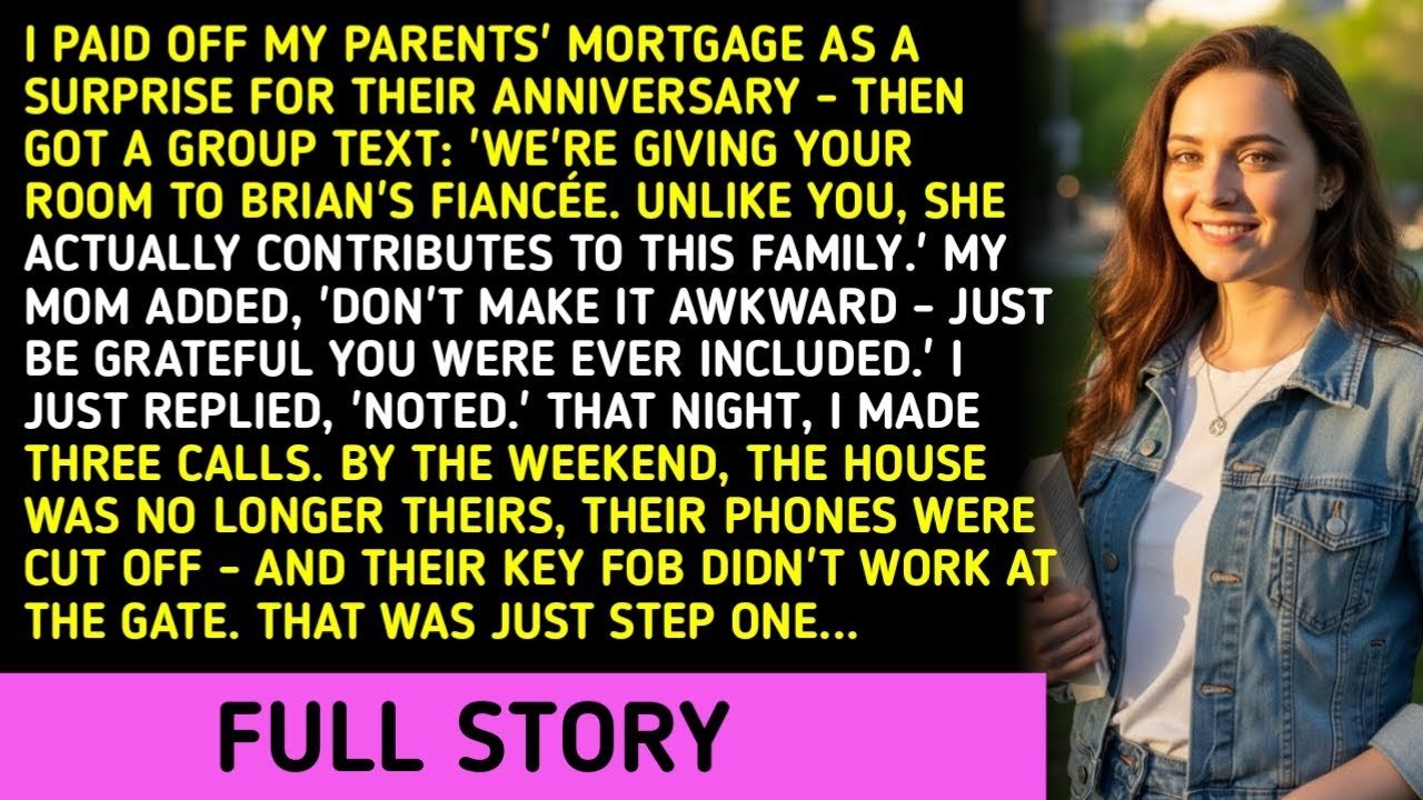 I Paid Off My Parents' Mortgage As A Surprise For Their Anniversary - Then Got A Group Text: 'We'r.