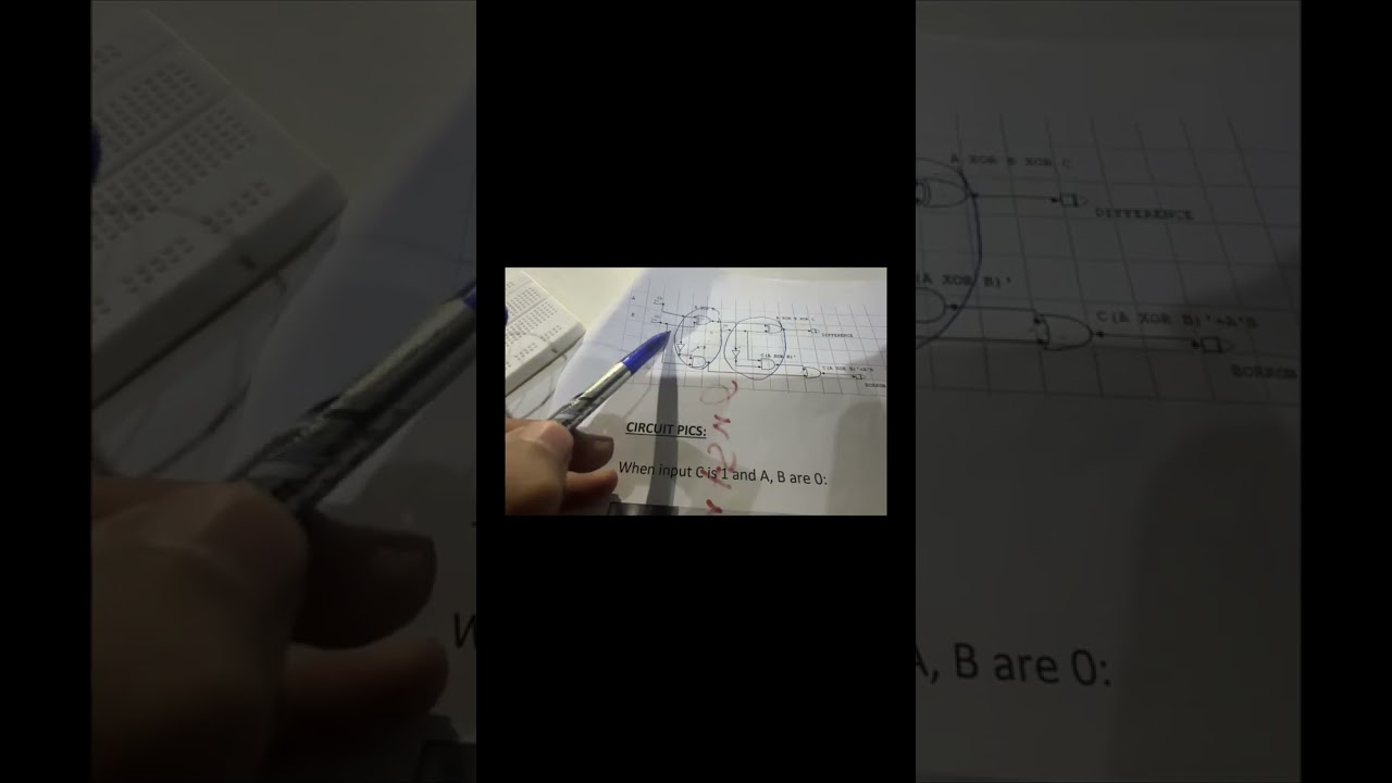 2 Bit full subtractor using 2 half subtractors