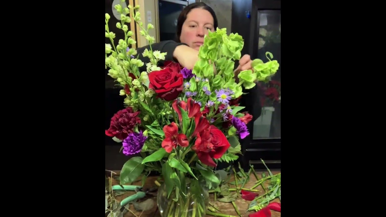 Watch me design “Jewels in a vase” available at amberroses.com 