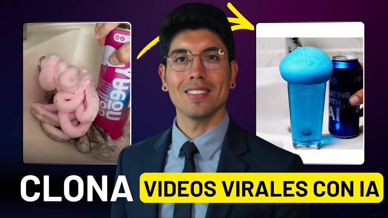 Esta IA Clona Videos Virales en Minutos 🤯 (Aunque no sepas editar | TOPVIEW)