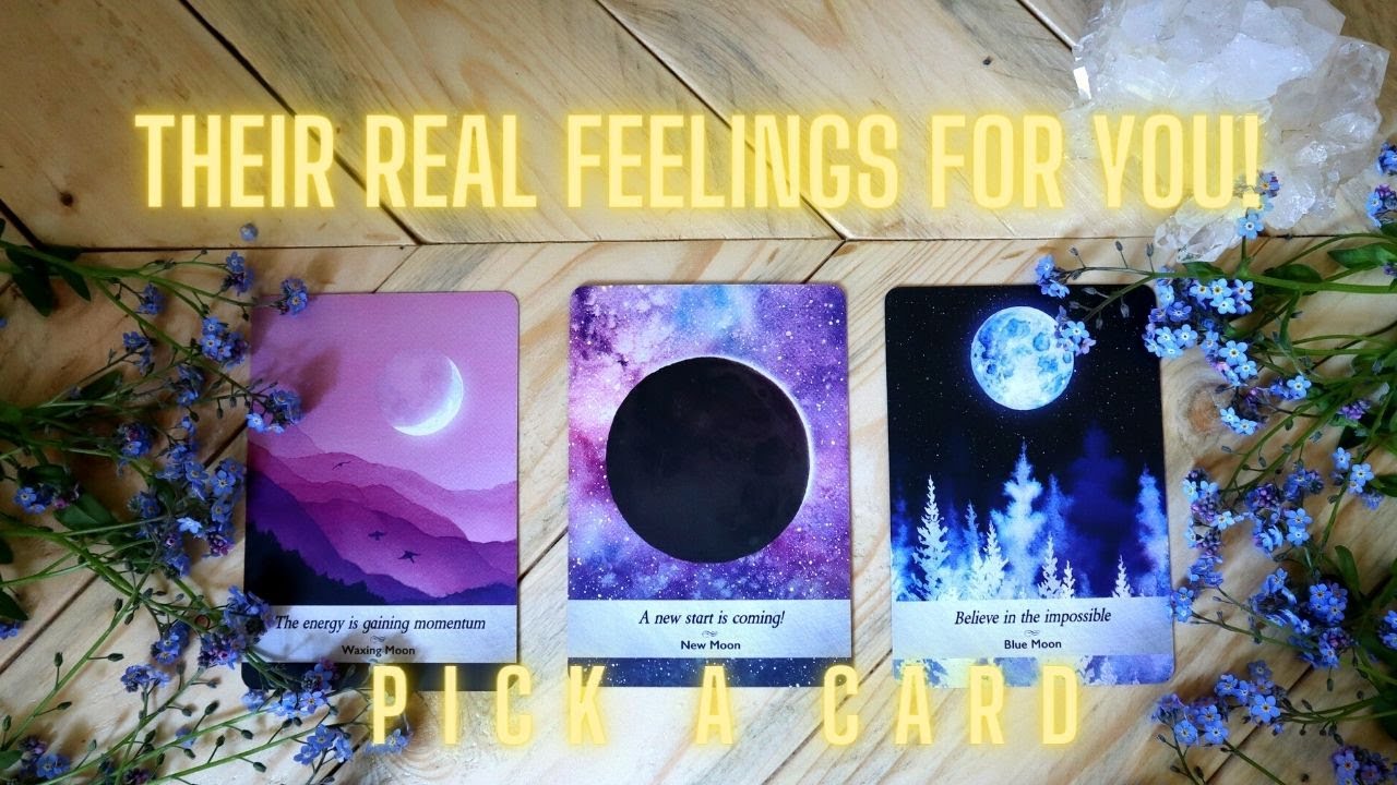 HIS / HER **REAL** FEELINGS FOR YOU RIGHT NOW! Pick a Card Tarot Love reading